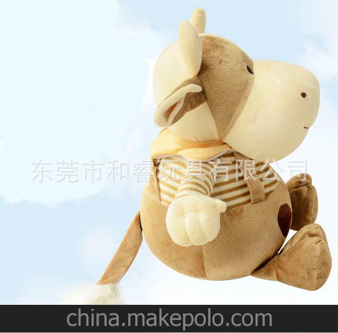 德祺 NICI正品 夏季新款 情侶領結河馬 毛絨玩具禮物優選
