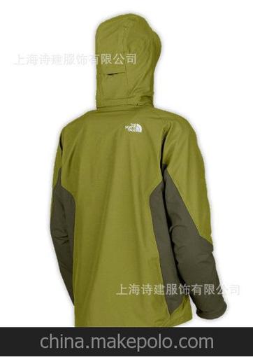 2013新款沖鋒衣 單層連帽男裝戶外運動服沖鋒衣裝圖片