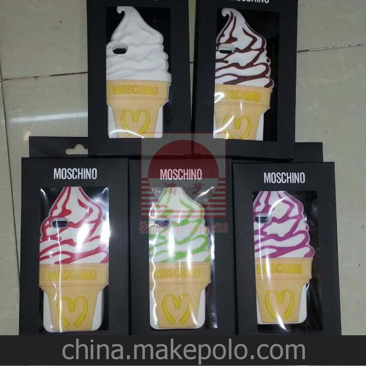 moschino冰激凌iphone5手機套 雪糕手機套 蘋果iphone專用手機套