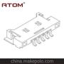 WAFER1.25mm SMT SINGLE ROW SIDE ENTRY THIN TYPE