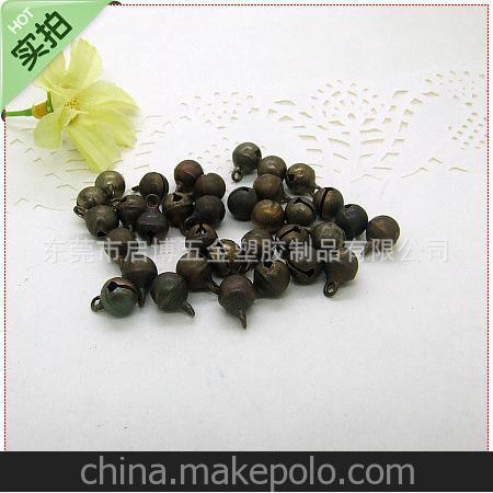 批發(fā)6mm一字環(huán)保水滴銅鈴鐺胚 1-50個起批 復(fù)古環(huán)保銅鈴鐺圖片