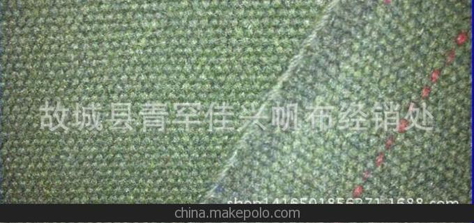 供應綠色強白色染色防曬帆布 防水耐磨帆布有機硅布 防汛沙袋圖片