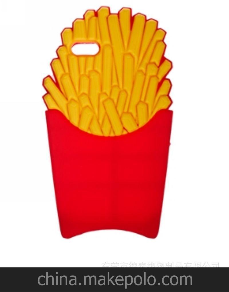 Moschino 個性麥當勞 蘋果iphone4s/5s硅膠薯條保護套 潮牌手機殼