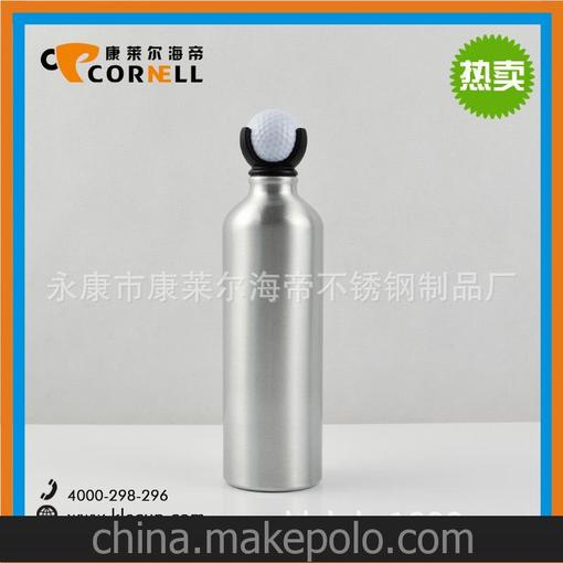 創(chuàng)意時尚新款高爾夫運動水壺 不銹鋼單層 750ML便攜式水壺 可定制圖片