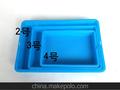 厂家直供 塑料浅盘4号 蓝色 绿色 周转箱 物流箱 340*220*60