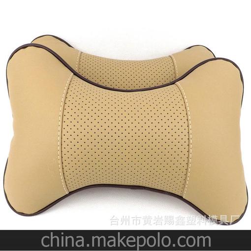 廠家批發(fā) 汽車內(nèi)飾用品 汽車頭枕 丹尼皮車用頭枕圖片