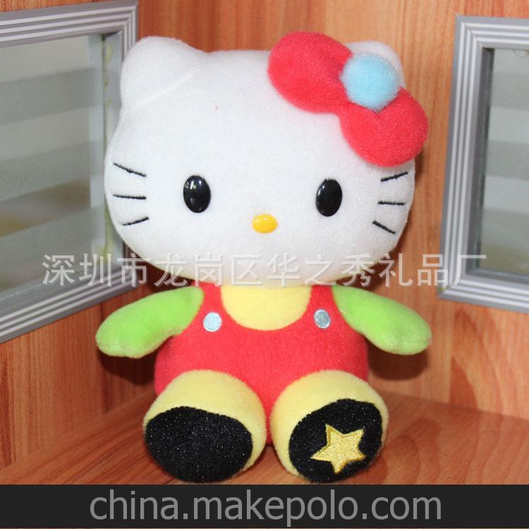 新款吉祥物貓 可愛hello kitty貓毛絨娃娃 女孩子毛絨玩具