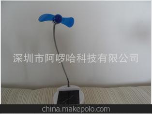 USB插口節(jié)能小風(fēng)扇 LED太陽能新款帶的電腦專用節(jié)能小風(fēng)扇圖片