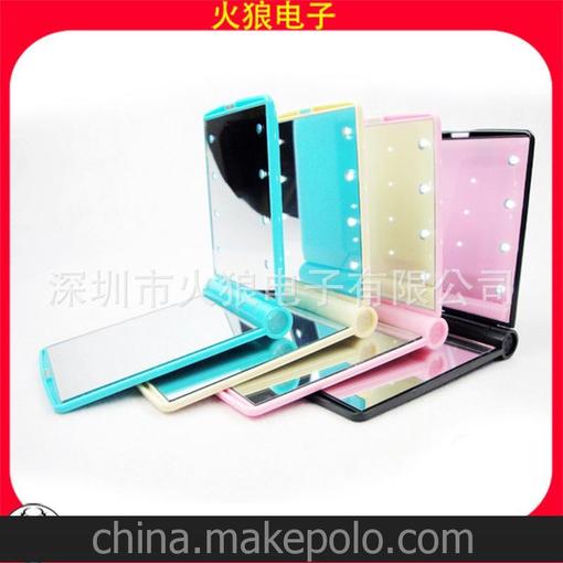 美容用品廠家 舞會必備美容化妝鏡子批發(fā) 電子發(fā)光化妝鏡子供應(yīng)圖片