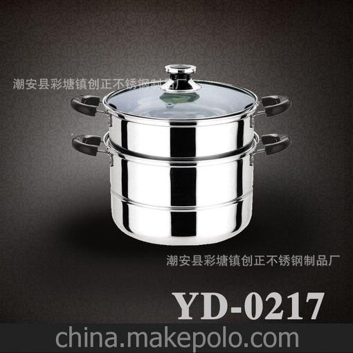 廠家直銷 供應(yīng)直角蒸鍋 雙層蒸鍋圖片