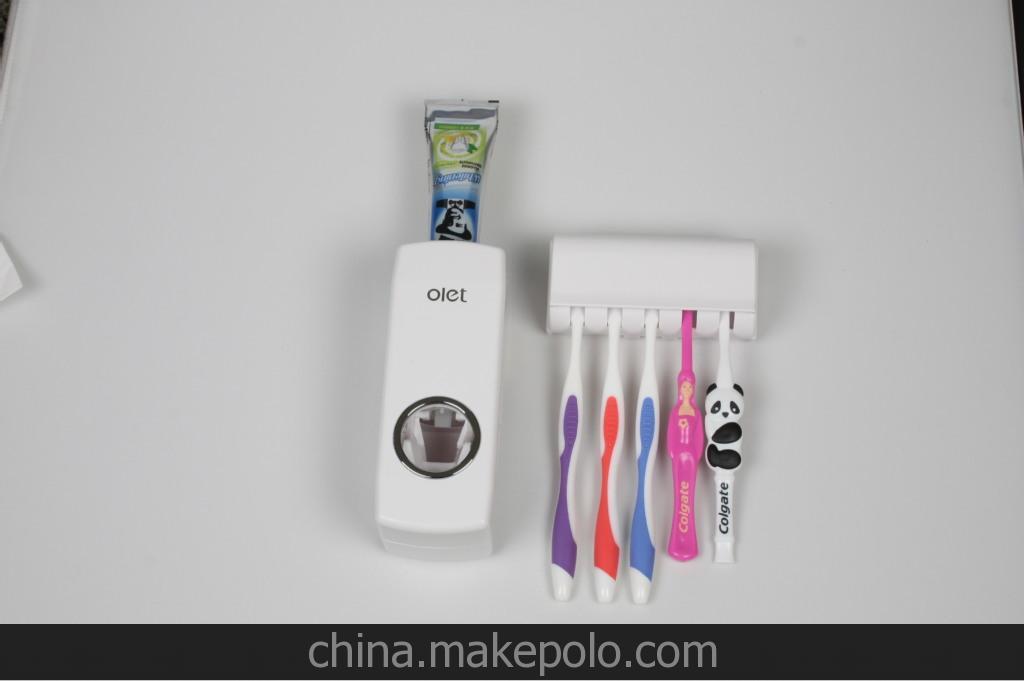 國內銷量較大的OLET奧萊特自動擠牙膏器新奇特產品擠牙膏牙刷掛架