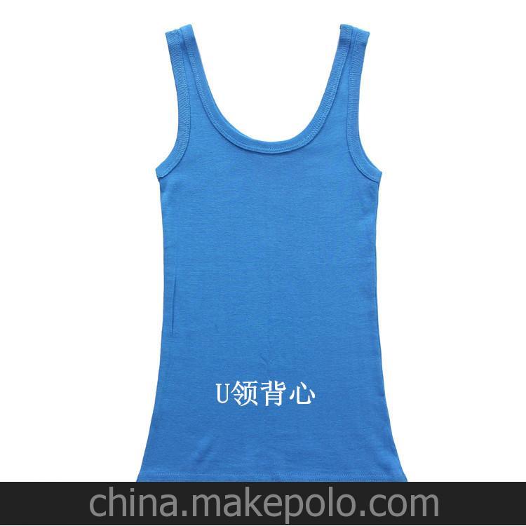 工廠訂單2015款夏季時裝版背心 純 色 尹沐 印 花吊帶背心