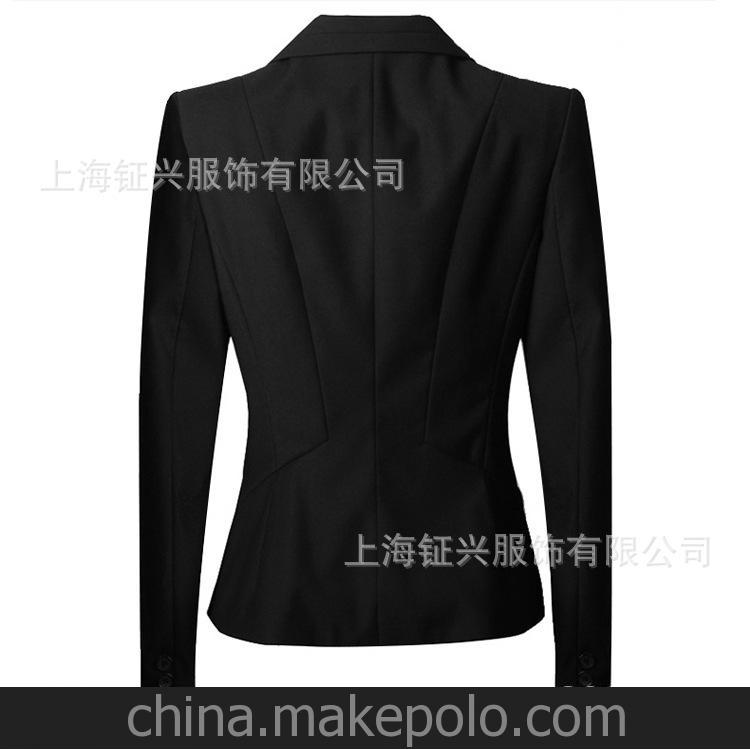 新訂制2013版新款版型黑色職業(yè)裝 白領(lǐng)職業(yè)裝定制