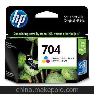 惠普（HP）CN693AA 704 彩色墨盒 原裝正品 假一罰十 商家批發(fā)圖片
