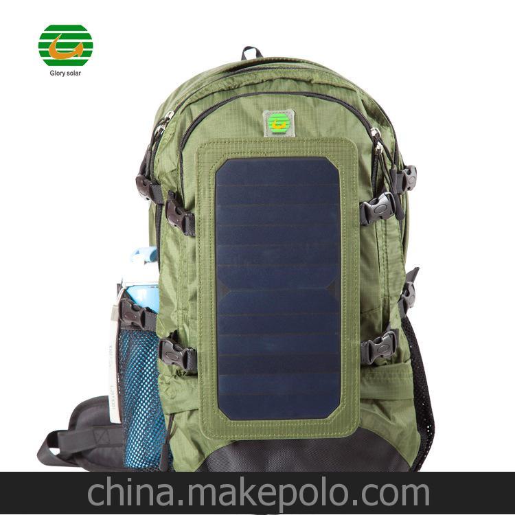 國瑞陽光綠色太陽能軍工徒步包 高效SUNPOWER太陽能充電商務包