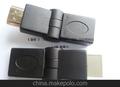 HDMI·A公转A母（180°旋转）-HD·AF TO AM 高清转接头镀金