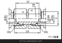 派克EO 液壓漢莎 依格標(biāo)準(zhǔn)GZ35L伊頓永華標(biāo)準(zhǔn) 管接頭西德福圖片