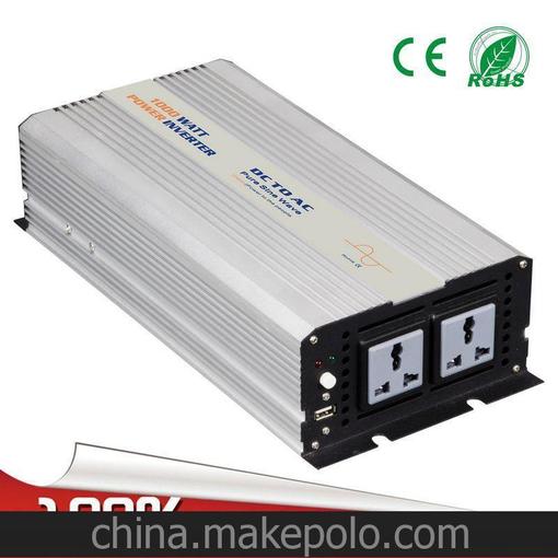 太陽(yáng)能逆變電源 接反保護(hù)1000W/12V 逆變器圖片