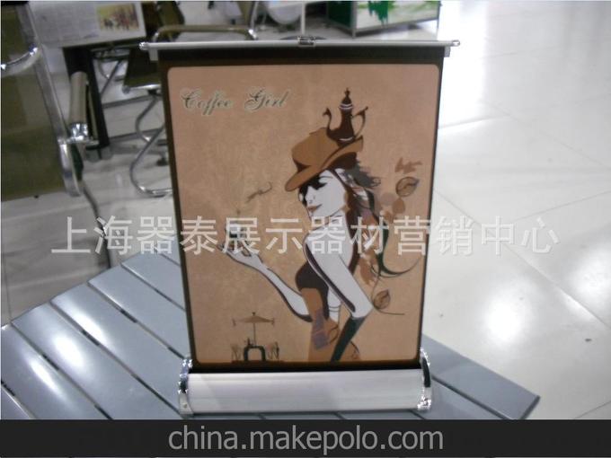 QT-Y16 豪華鋁合金桌面易拉寶圖片