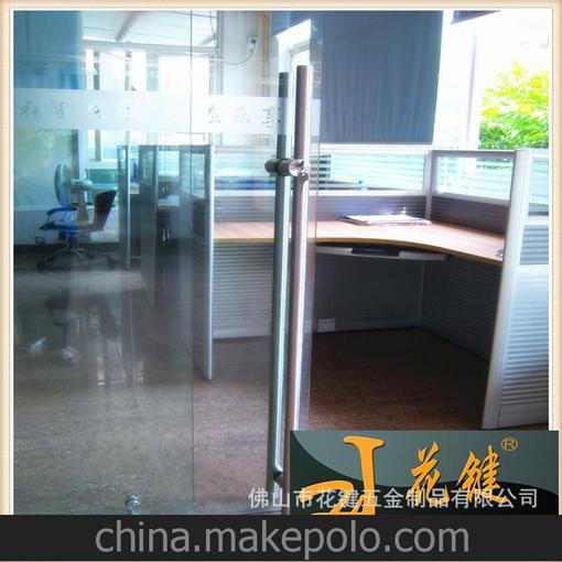 廣東專業(yè)拉手鎖廠家 帶鎖不銹鋼玻璃門鎖 建材裝飾專用拉手鎖圖片