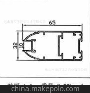 廣東佛山大瀝鋁合金型材廠家?guī)Ч雌笃锤褚崎T陽(yáng)臺(tái)廚房隔斷門65光企圖片