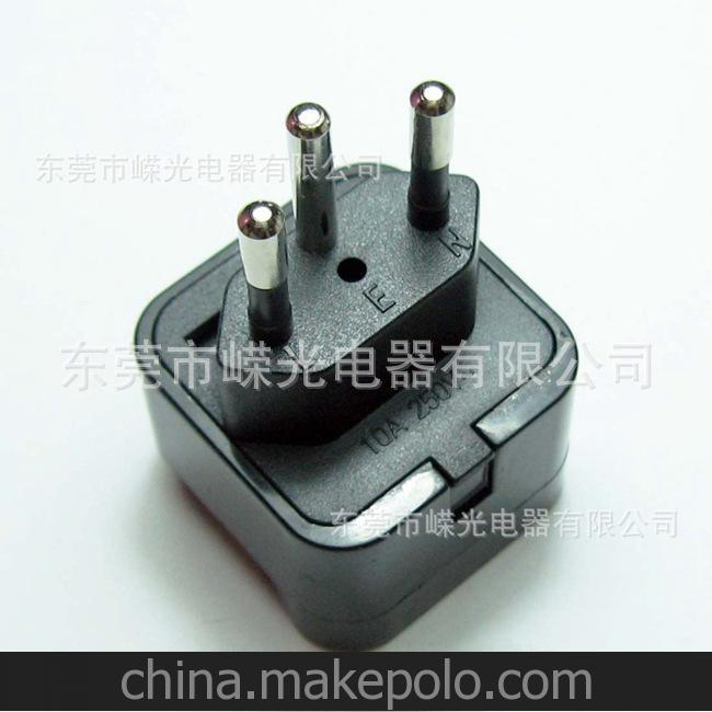 WDI-11A-1 瑞士(嵌入式)轉換插座 瑞士包膠插頭 轉換插頭電源轉換