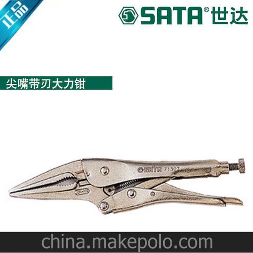 世達(dá) 手動(dòng)工具 尖嘴帶刃大力鉗 71301圖片