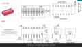 8位拨码开关 DIP拨码8P开关 2P8T开关拨码