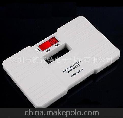 電子稱人體秤健康秤禮品秤便攜人體秤衡賽特紅色背光稱圖片